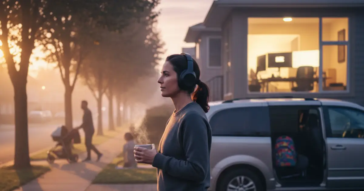 The Ghost Commute: Why You Need a Fake Drive to Work (Even When Your Office is 10 Feet Away)